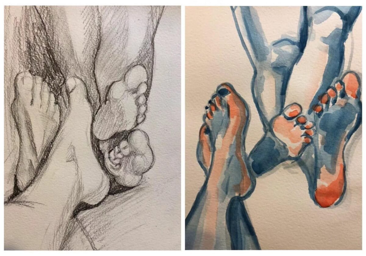 Naked feet