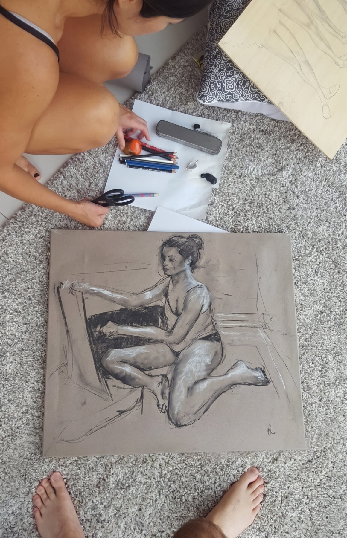 Life Drawing in Beijing