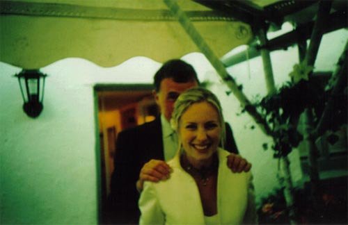 bride laughing