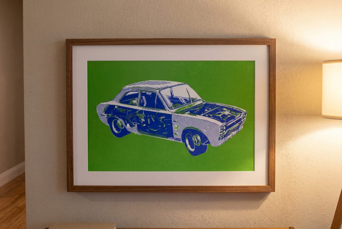 Mk1. Ford Escort Screen print